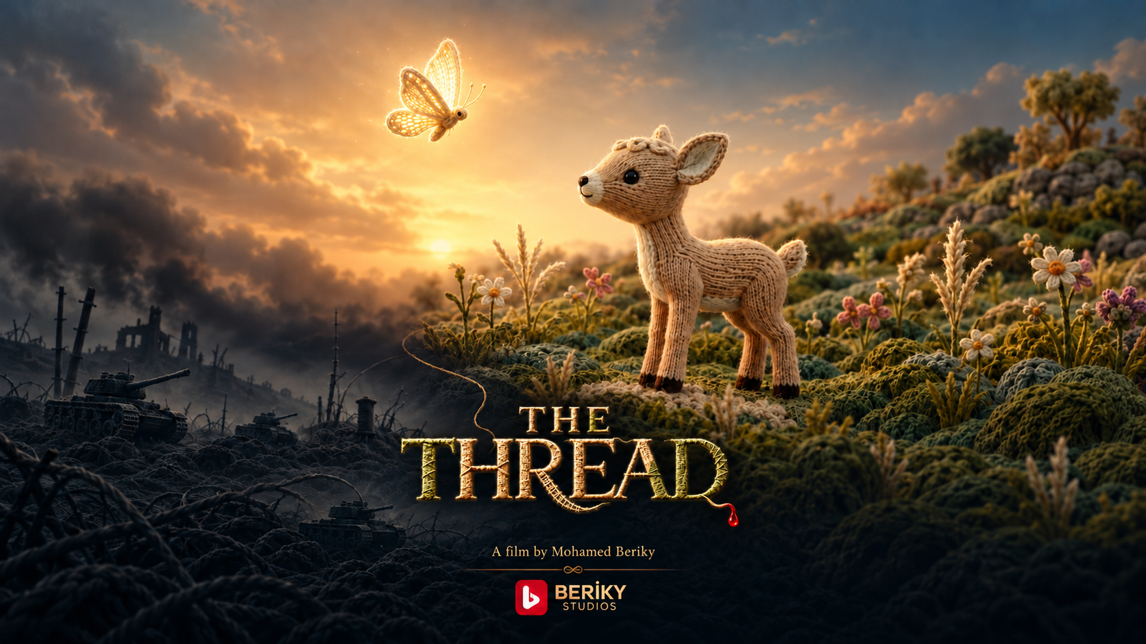 THE THREAD — a delicate knitted world between innocence and war